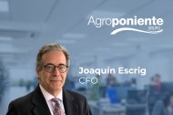 Joaquín Escrig Teigeiro como nuevo Director Financiero Grupo Agroponiente.