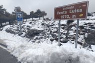 Aún es notablemente visible la nevada de esta semana