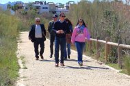 Inaugurado el nuevo sendero peatonal de Vera.