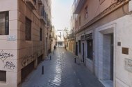Calle Lope de Vega, afectada por las obras en la capital.