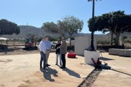 Imagen de la plaza de Rodalquilar.