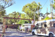 En la actualidad se están realizando obras de adecuación para un aparcamiento en el antiguo camping.