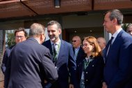 El consejero de Agricultura, Pesca, Agua y Desarrollo Rural, Ramón Fernández- Pacheco, ha participado en la inauguración del nuevo centro tecnológico de mejora vegetal que Syngenta ha implantado en El Ejido