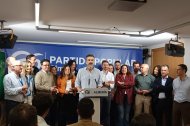 Intervención de Ramón Fernández-Pacheco en la sede del Partido Popular