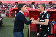 Igor Oca en su visita al Mediterráneo saludando a Rubi.