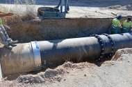 Tubería de la conexión con la Pipa Alta II