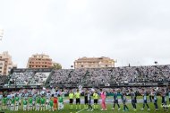 El sector visitante de Castalia, arriba a la izquierda de la imagen.