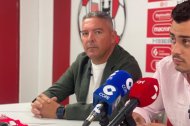 David Vizcaíno en su presentación con el Zamora CF.