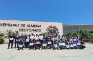 Foto de familia con los homenajeados