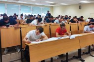 Imagen de archivo de un examen de oposiciones.