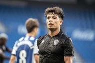 Nico Melamed en el Real Sociedad B-Almería.