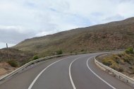 Zona de la carretera que sube hasta Enix en la que se habría producido el suceso.