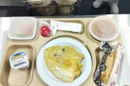 Uno de los menús ofrecidos en el Hospital Universitario de Torrecárdenas