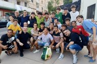 Foto de familia de algunos de los participantes en la Escuela de Verano de la parroquia de La Chanca.