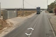 Carretera en la que tuvo lugar el atropello.