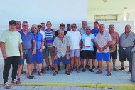 Grupo de pescadores jubilados de Carboneras.
