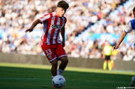 Quim Junyent ya es uno de los fijos en la rotación titular del Almería.