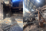 Como quedaron las naves el día del incendio el 13 de agosto