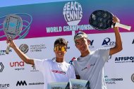 Liberto Amate, campeón del mundo de tenis playa Sub-14.
