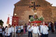 Imagen de la procesión del Cristo de la Salud.