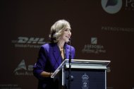 La alcaldesa de El Ejido, Julia Ibáñez, durante Export Asia.