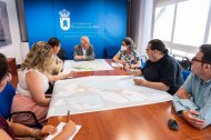 Reunión de trabajo celebrada en el Ayuntamiento de Roquetas