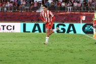 El míster catalán del Almería avanzó que el futbolista madrileño está ‘OK’, o sea, en perfecto estado físico para ser titular de cara al partido del próximo domingo en Mallorca.