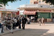 El mercado de la Plaza de Pavía a finales de los años 70, cuando competía en número de visitantes con el poderoso Mercado Central.
