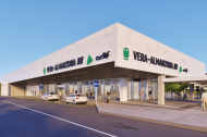Imagen virtual de la futura estación Vera-Almanzora.