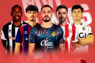 Los cinco futbolistas nominados a mejor futbolista de septiembre.