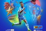 Cipenga en la pastilla en la que la RD del Congo anuncia el partido.