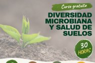 Curso gratuito sobre diversidad microbiana y salud de suelos.