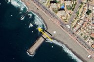 Propuesta para abrir el espigón para que pasen las corrientes marinas.
