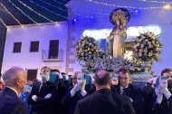 Procesión de la Virgen del Rosario en Roquetas