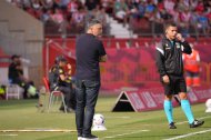 García Pimienta mira su obra siempre incompleta para un entrenador.