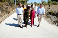 Visita a uno de los caminos en los que se va a actuar