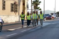 Visita a la zona en la que se realizará la actuación en Cabo de Gata.