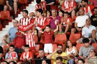 Aficionados de la UDA en el Almería-Eldense.