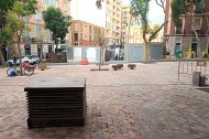 Lo que era la histórica Plaza del Educador, hoy convertida en una cuesta sin alma.