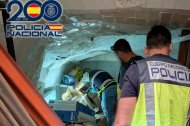 Registro del lugar en el que se almacenaban los productos presuntamente robados.