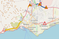 La DGT informa de las retenciones en la zona