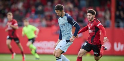 Nada más llegar a Miranda de Ebro se encontró con el Almería.