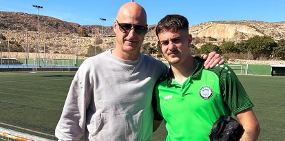 Kike e Iker siempre tan unidos destilando fútbol del bueno.