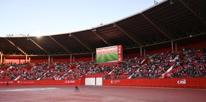 La distancia de los aficionados con el terreno de juego es enorme.