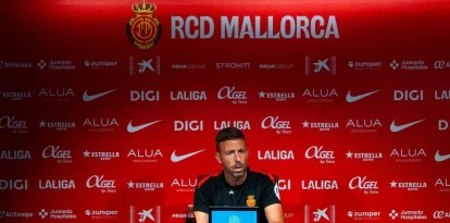 Luis García tras la derrota del Mallorca ante el Almería.