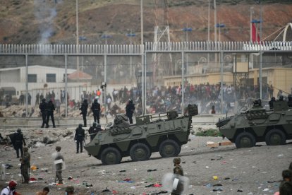 El Ejército entra en Ceuta.