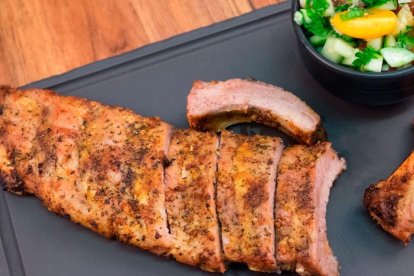Lomo de cerdo para el almuerzo.