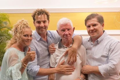 Los hermanos Bisbal y el padre