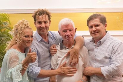 Los hermanos Bisbal y el padre