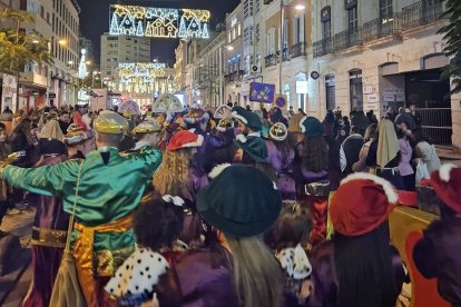 El centro de Almería, lleno con el Heraldo Real.